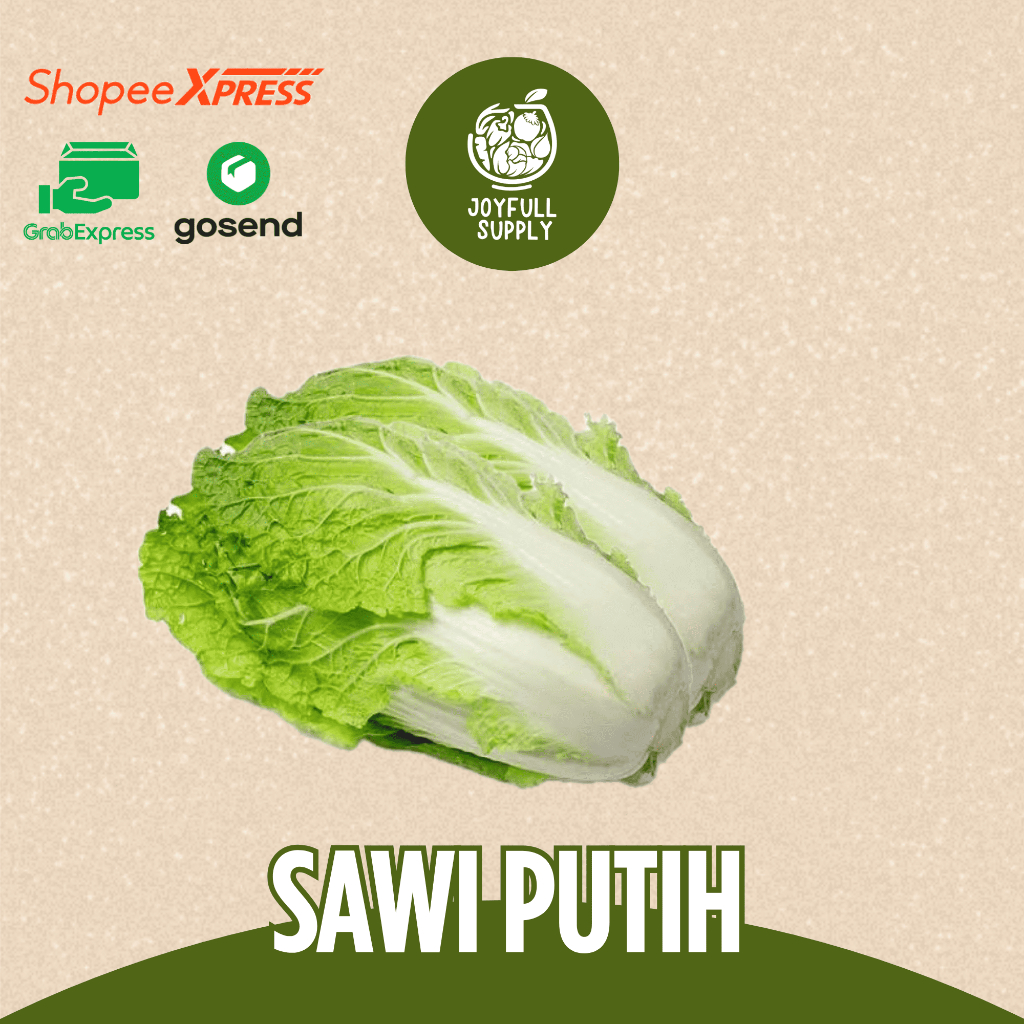 

INSTAN Sawi Putih 350 Gram / Sawi / Sayur Segar / Joyfull Supply