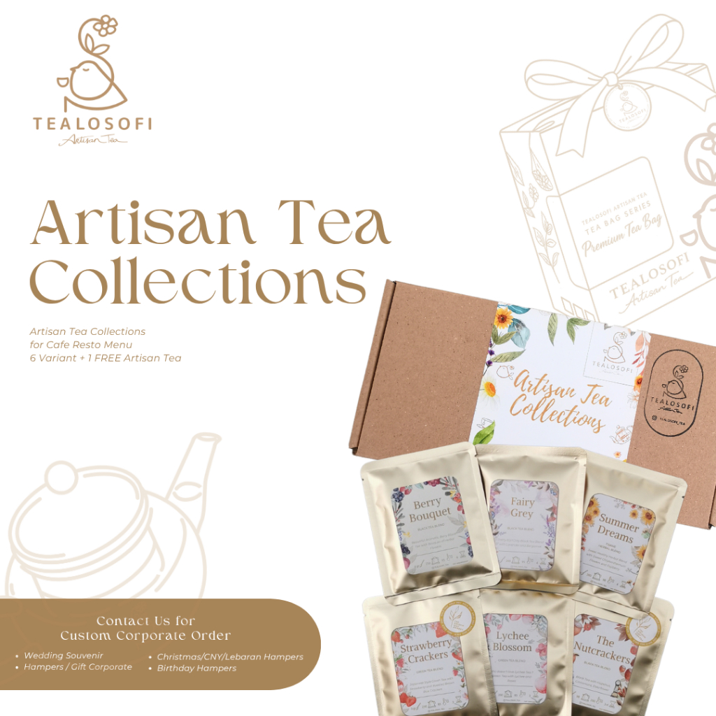

Artisan Tea Collections for Cafe Resto Menu - Tealosofi Sarangopi Teh