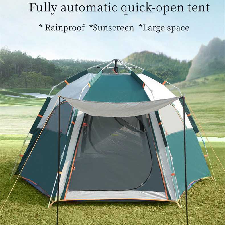 Tenda Camping Lipat Otomatis 5-8 Orang Waterproof