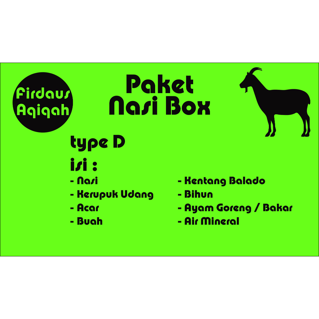 

Nasi Box Type D