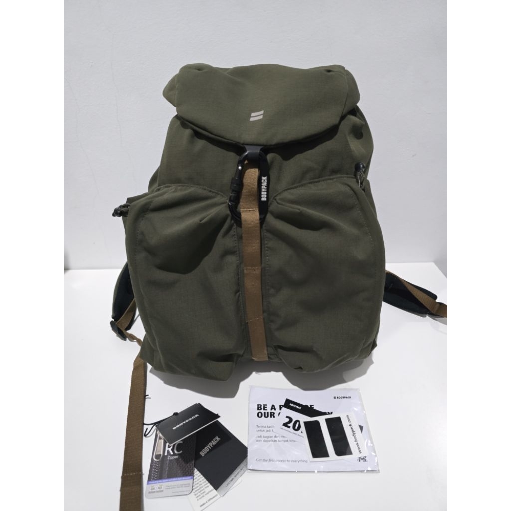 Bodypack Railway Rucksack Backpack - Olive