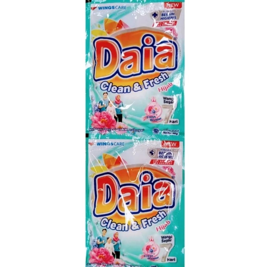 Daia Hijab Clean Fresh 1 Renceng Isi 6 Saset @47gr