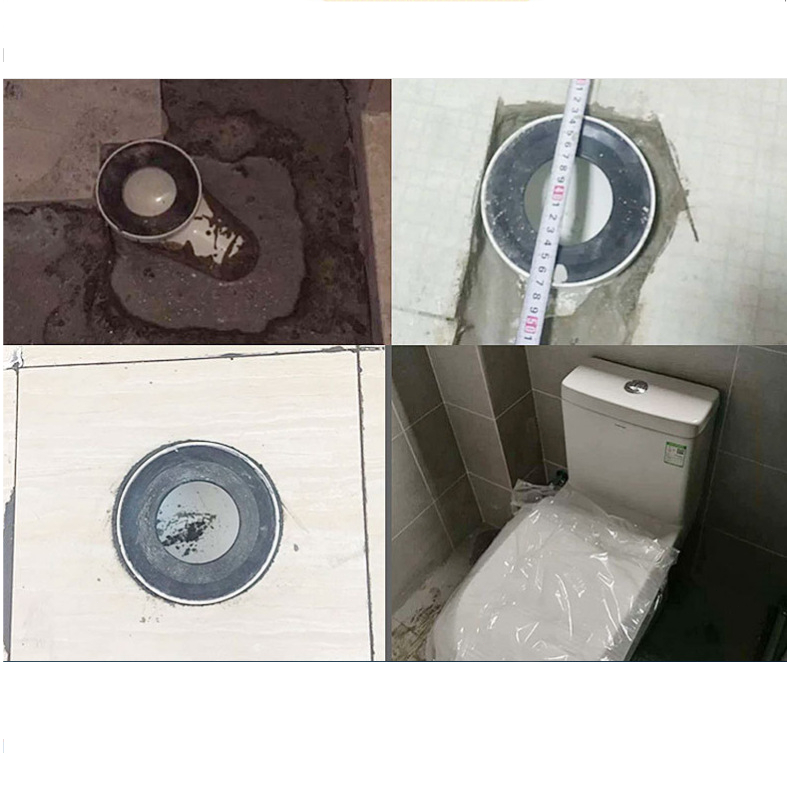 Flange Toilet Offset Full Flush Tidak Perlu Menggali Lubang Gasket Toilet Duduk