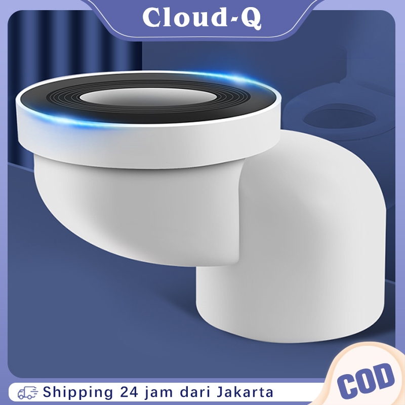 Sambungan Pipa Paralon Menggeser Gasket Toilet Duduk Flange Toilet Offset Full Flush