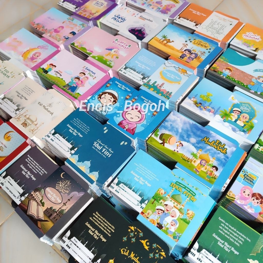 

PILIH MOTIF - 100 PCS Amplop Mini Muslim sudah dilem