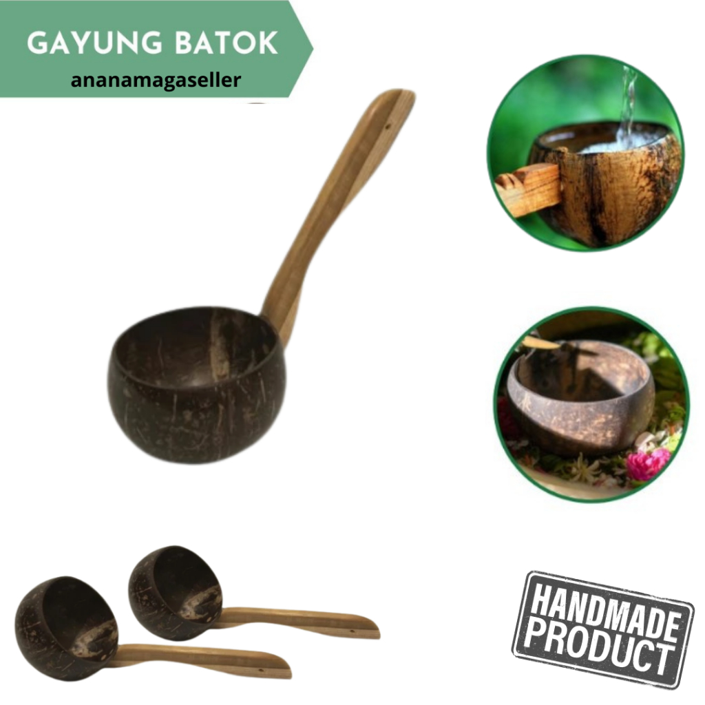 Gayung Mandi Siraman Batok Kelapa / Gayung Siwur Batok Kelapa