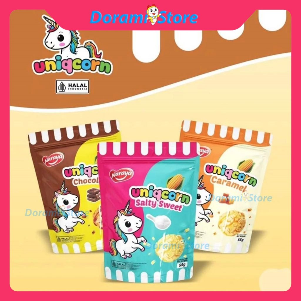 

Naraya Popcorn Uniqcorn 55gr / Cemilan Popcorn Enak