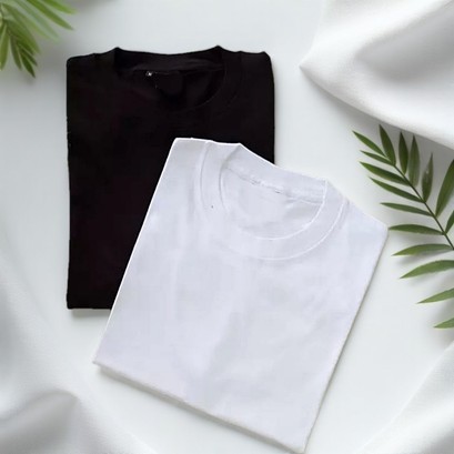 EL.KT KAOS POLOS WARNA HITAM,BAJU POLOS