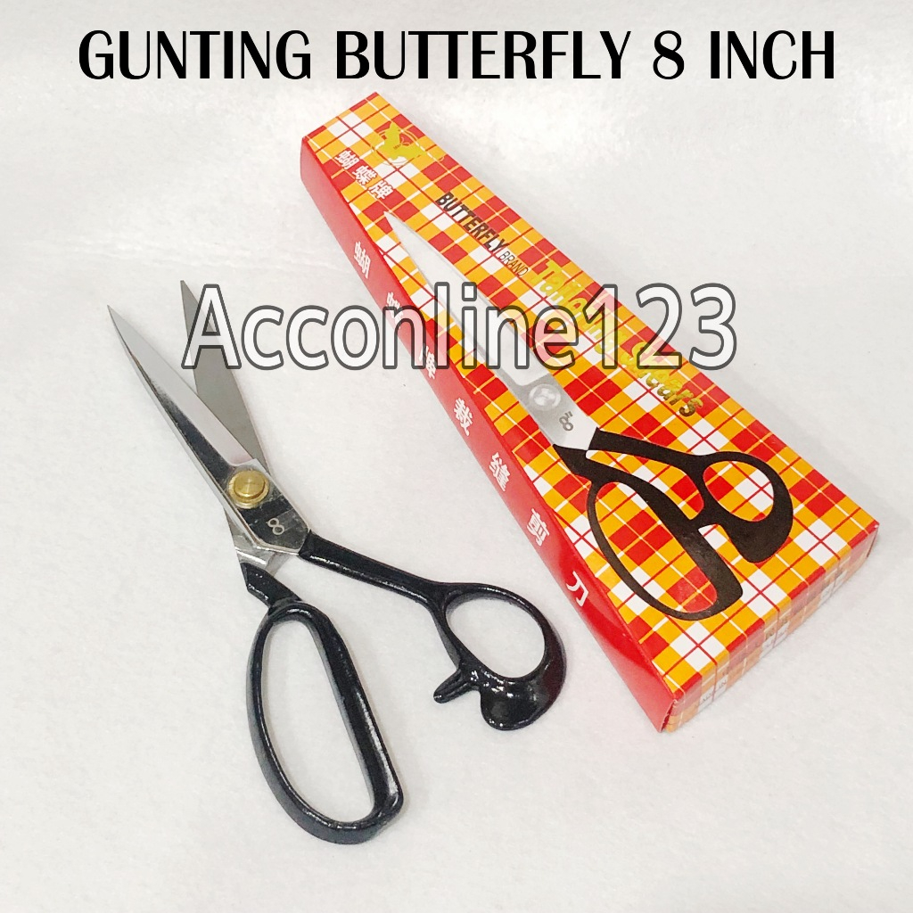 

Gunting Butterfly Uk. 8 INCH / Gunting Kain Uk. 8 Inch