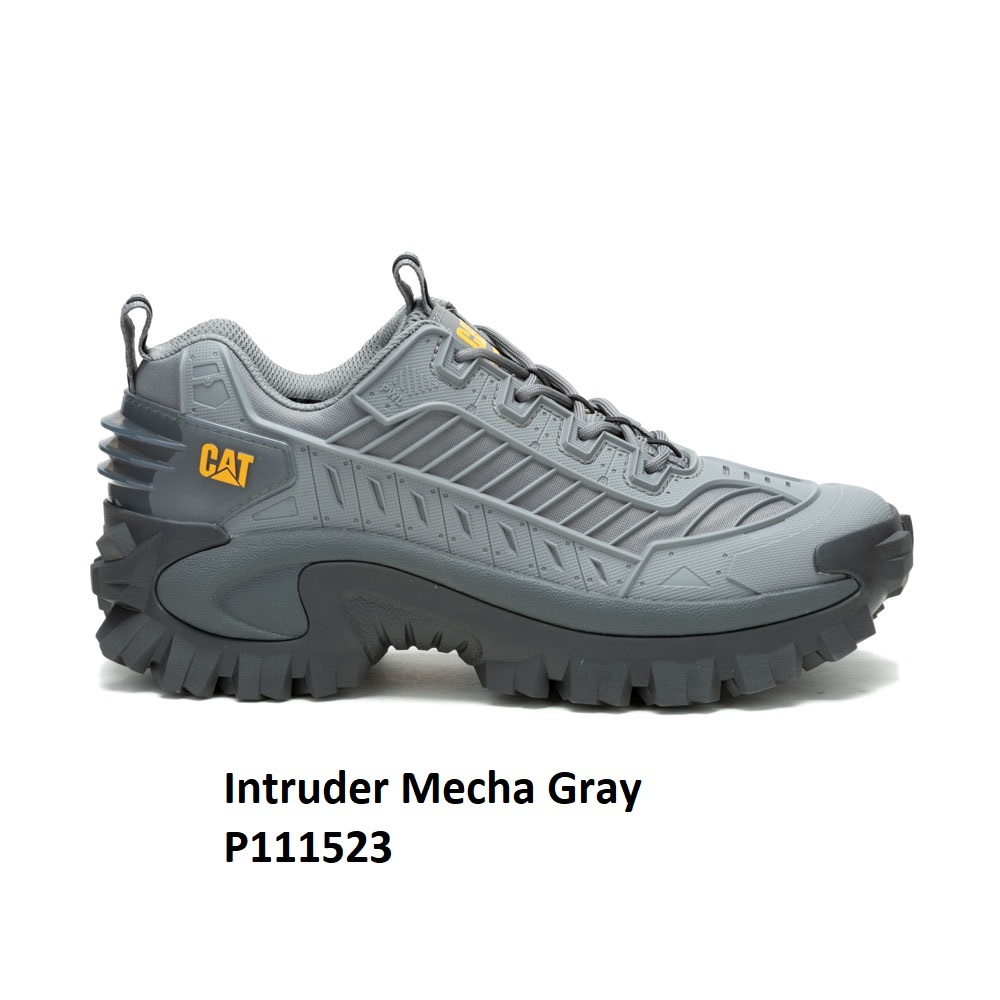 Sepatu Casual Pria Caterpillar Original Intruder Mecha Gray