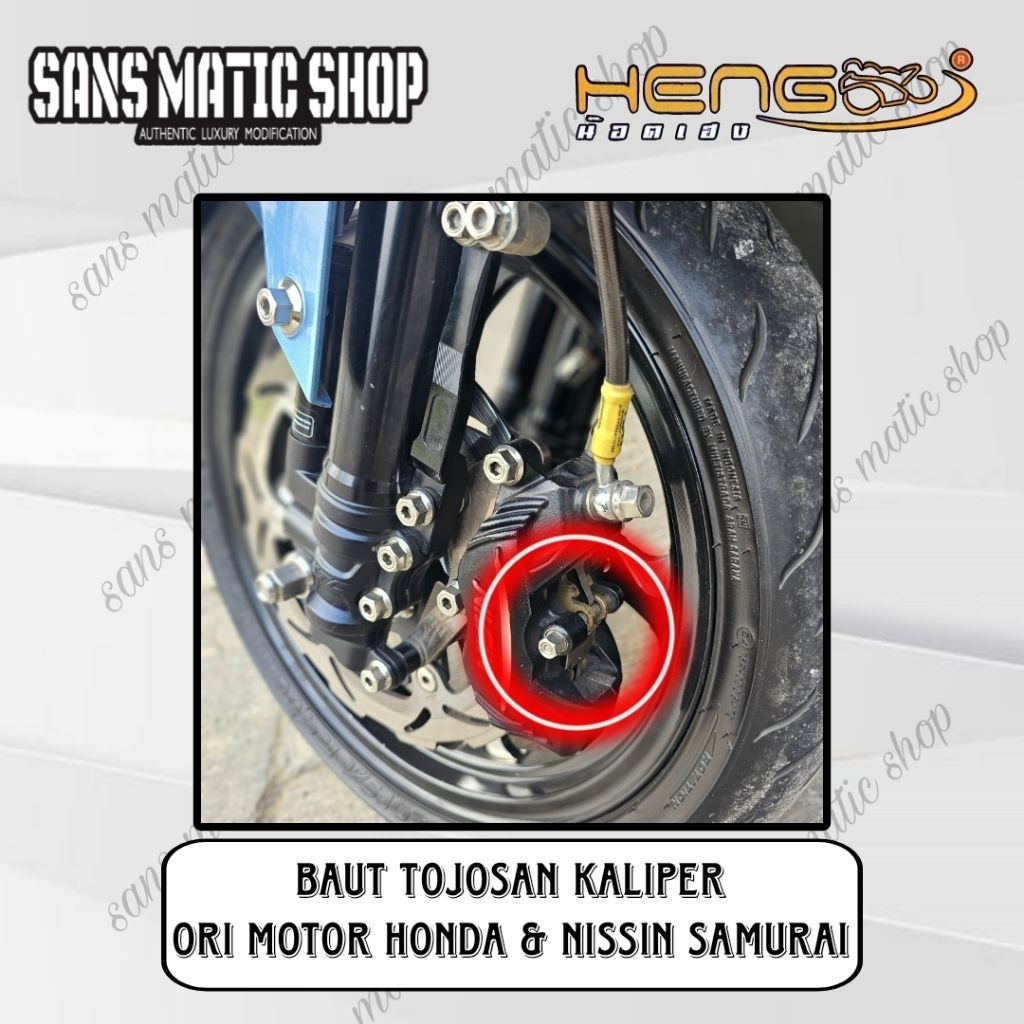 TOJOSAN KALIPER ORI VARIO DAN NISSIN SAMURAI