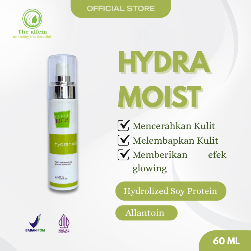 Hydramoist - Qunci Rich by The Alfein Clinic | Pelembap Wajah