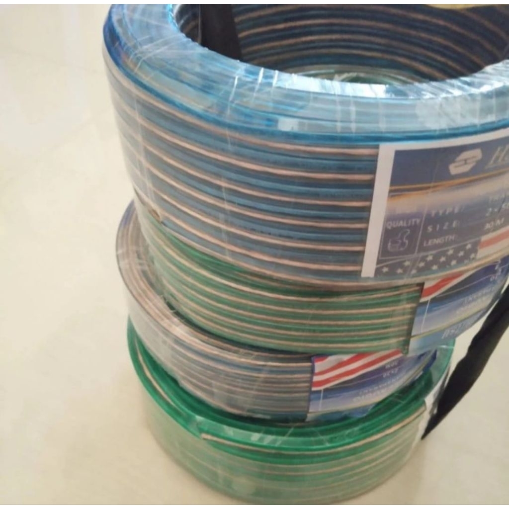 Kabel listrik transparan 2x80 serabut