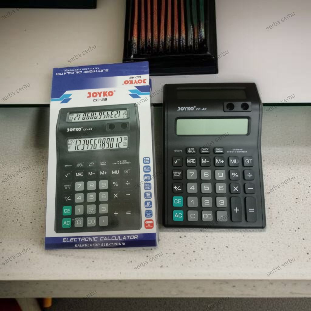 

Kalkulator Joyko CC 49 / Alat Hitung Cepat