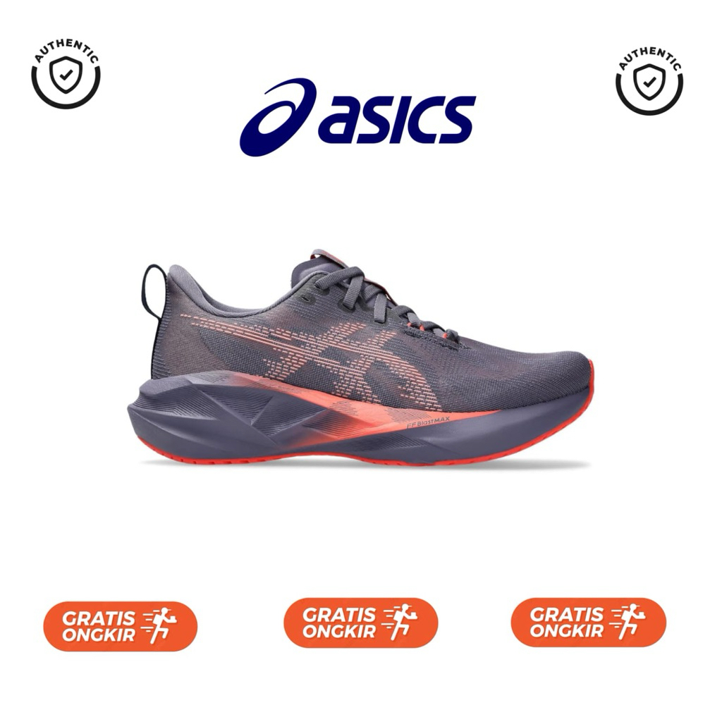 Sepatu Running Asc Nov4blast 5 Greyish Purple Coral Reef