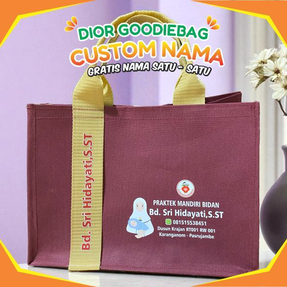 

TAS PARTUS PREMIUM – MODEL TERBARU 2025 – SOUVENIR BIDAN LAHIRAN