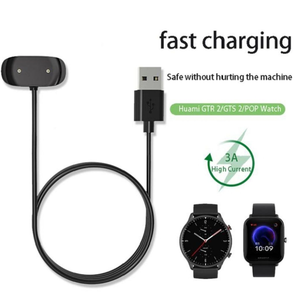 Kabel Charger Amazfit Bip U/U Pro / Bip 3/3 Pro / T-Rex Pro / POP Pro