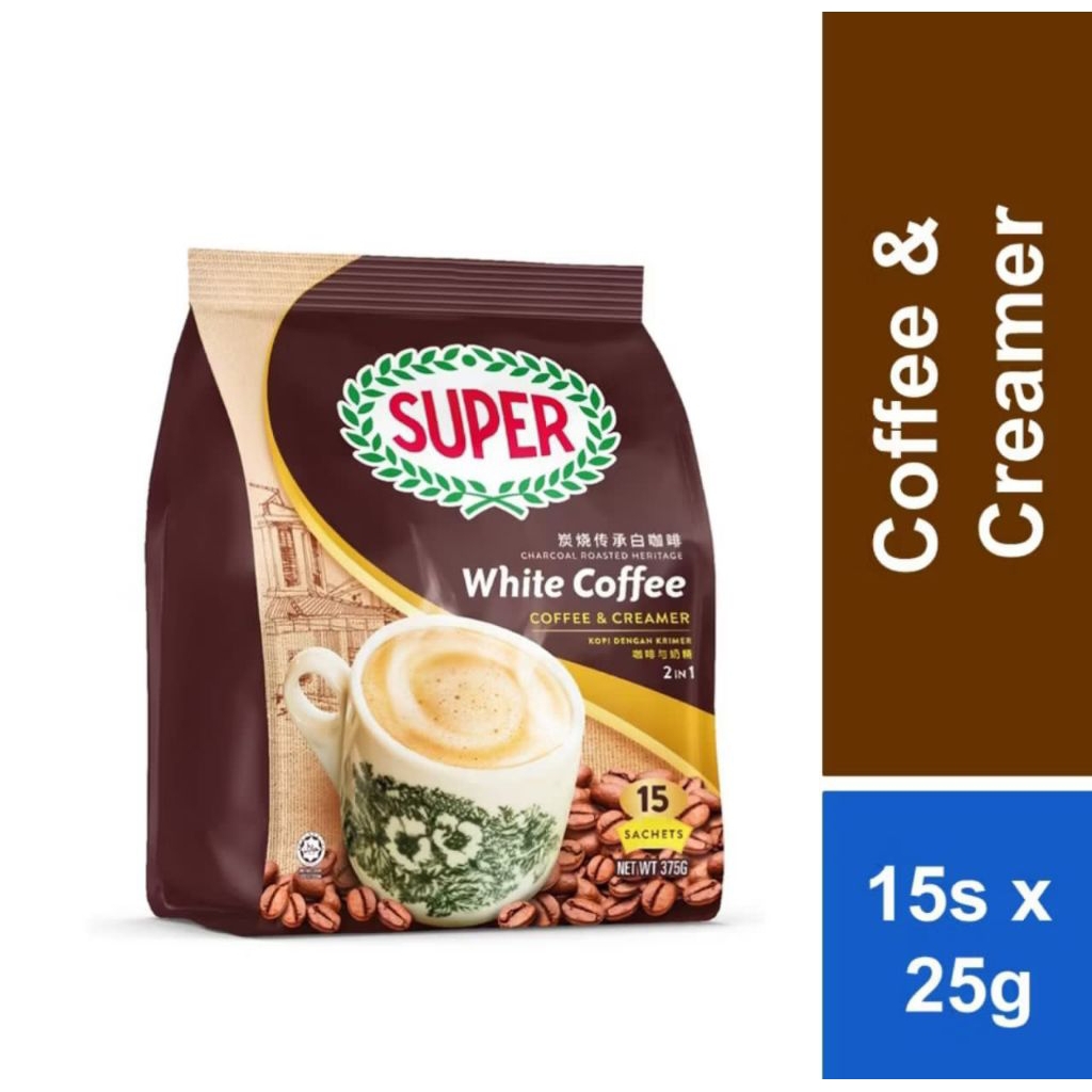 

SUPER 3in1 INSTAN WHITE COFFEE