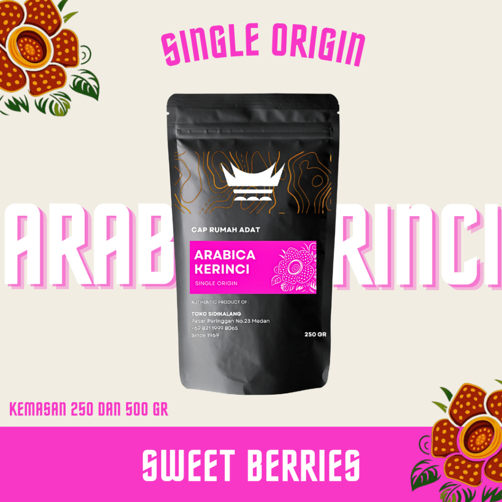 

Cap Rumah Adat Arabica Kerinci Natural | Biji & Bubuk Kopi Kerinci