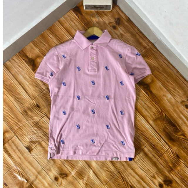 POLO SHIRT WHO.A.U CALIFORNIA PINK POLKADOT SECOND