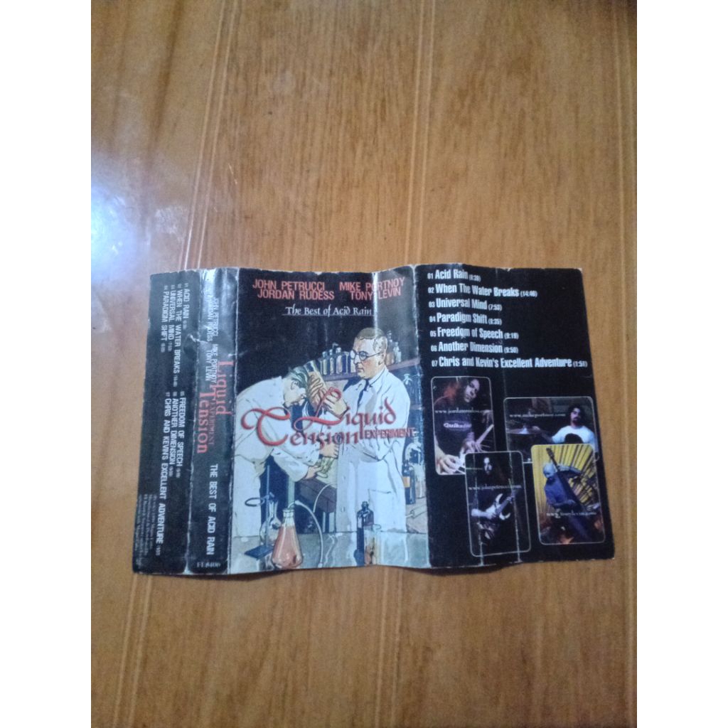 hanya cover kaset liquid tension - the best of acid rain | tanpa kaset