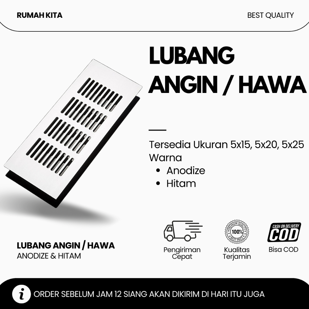 Lubang Hawa Furniture Kitchen Set Aluminium