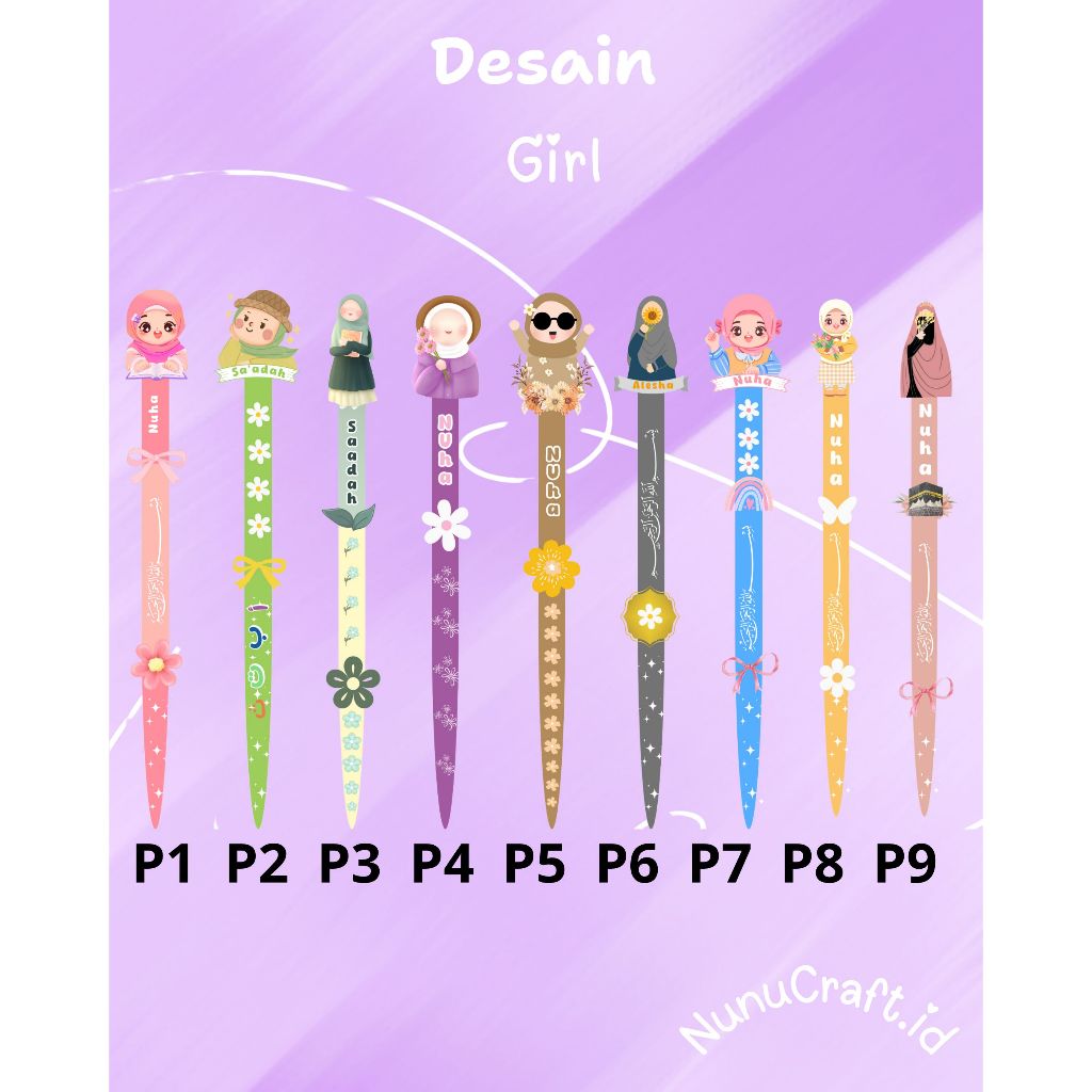 

Petunjuk Ngaji Akrlik Custom Nama