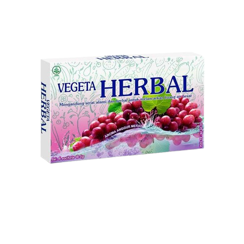 

VEGETA HERBAL 1 BOX ISI 6 SACHET MEMBANTU MELANCARKAN BUANG AIR BESAR
