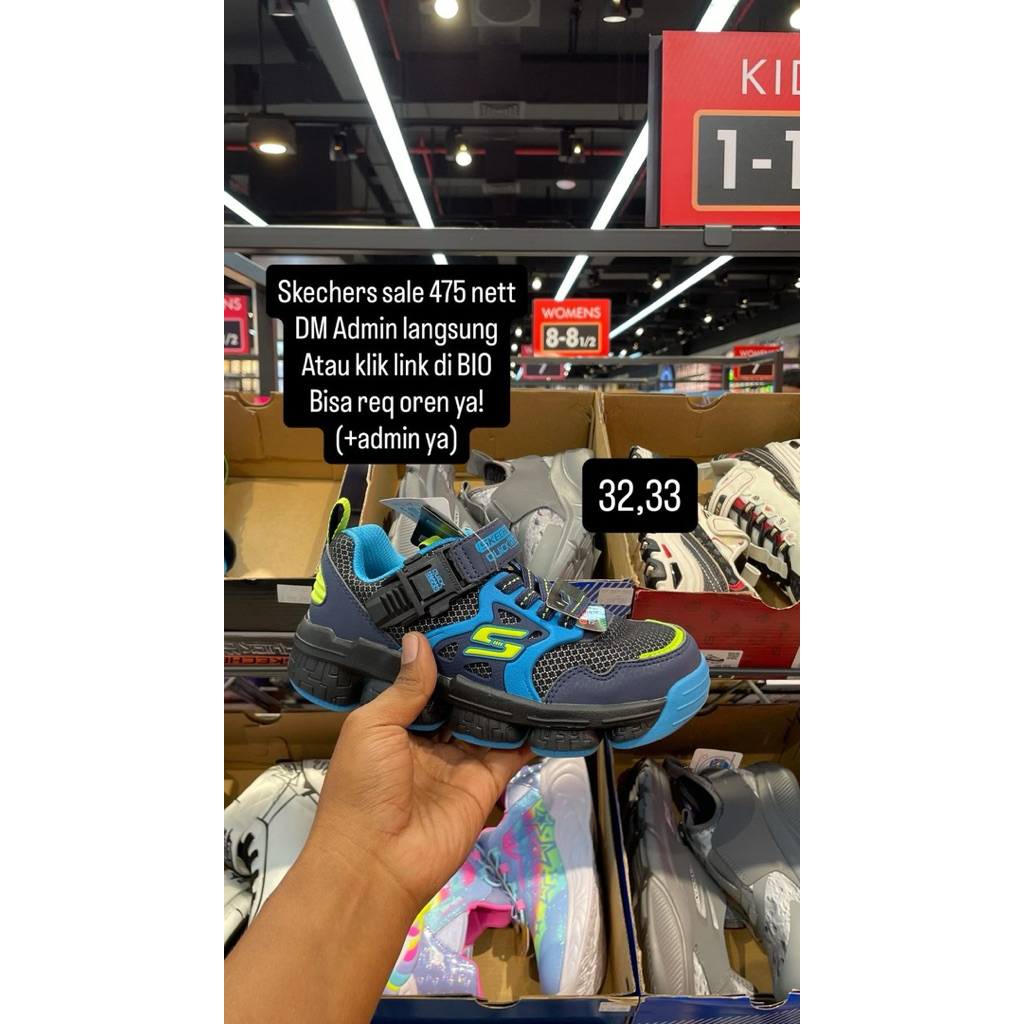 Promo Sale discount diskon sepatu kids skechers original