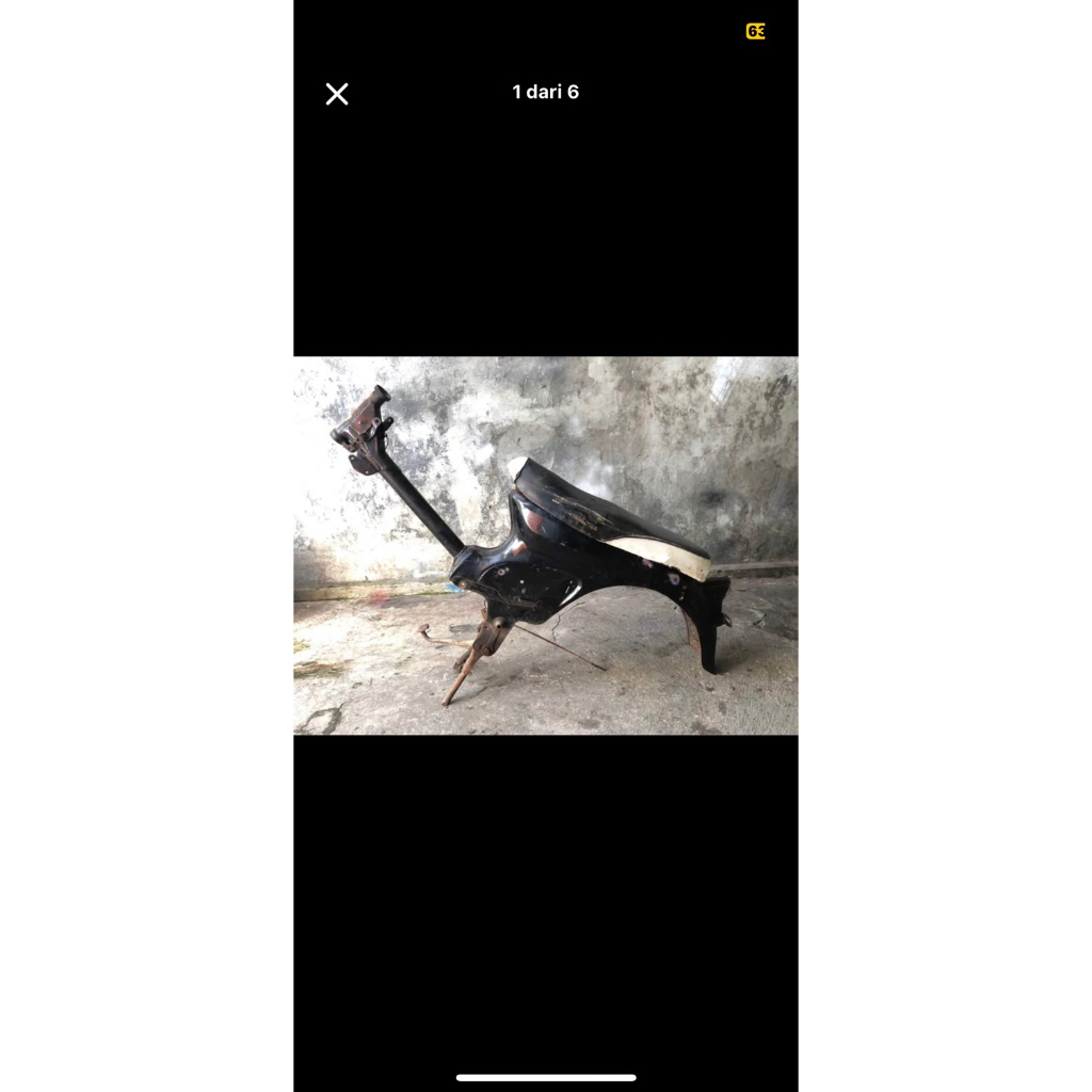 rangka c70 original set jok tangki