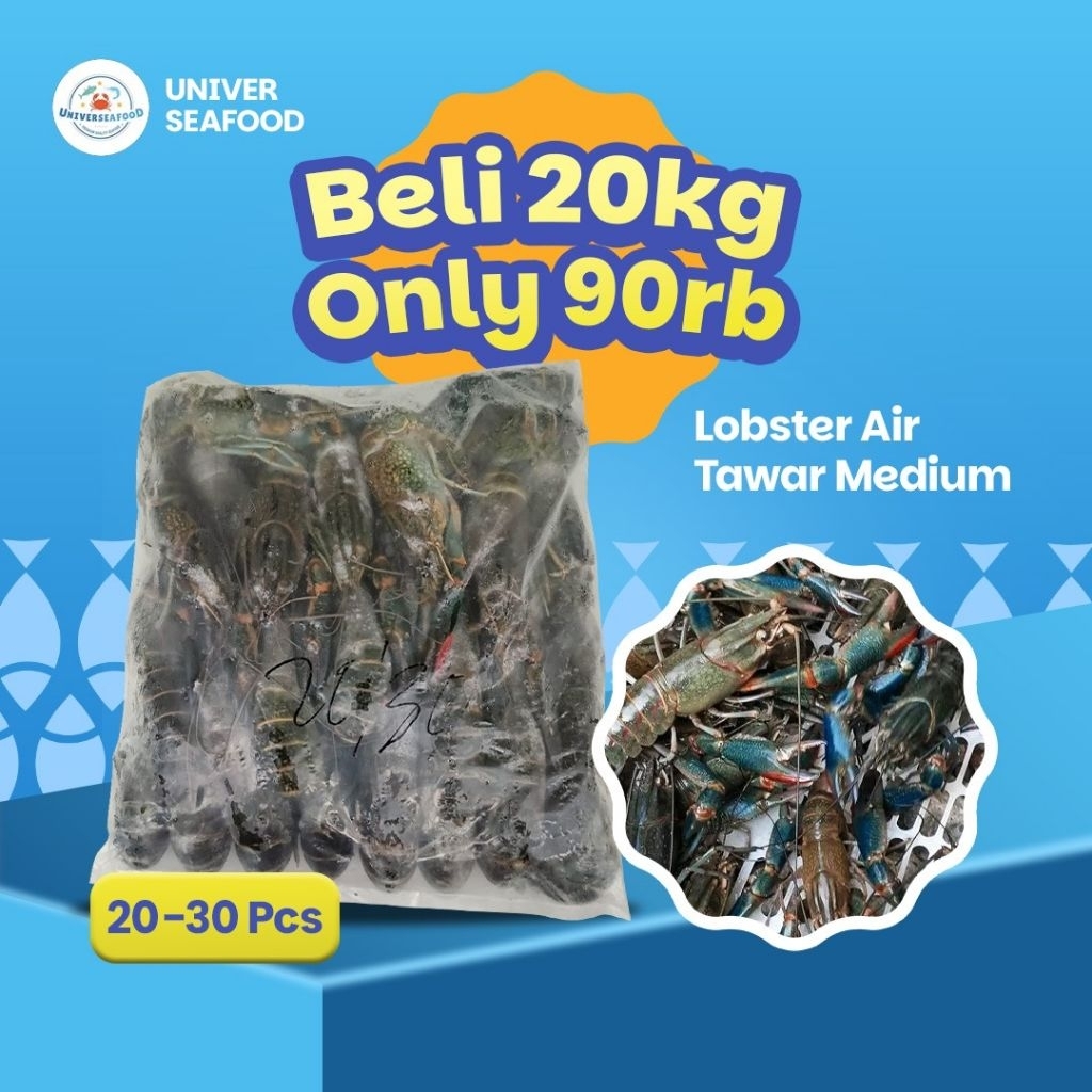 

Crawfish/Crayfish/Lobster Air Tawar isi 20-30 1kg