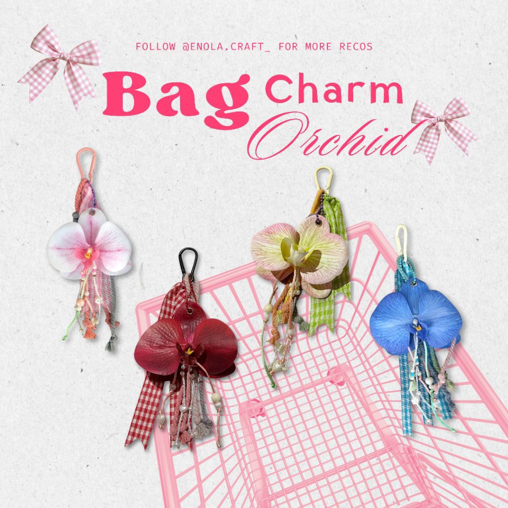 Bag Charms Enola - Gantungan Tas Cantik