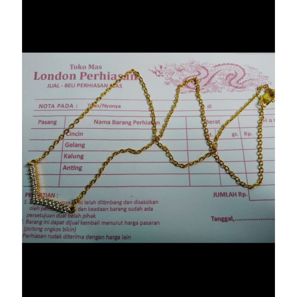 KALUNG FUJI EMAS MUDA 24K FREE NOTA DARI TOKOH