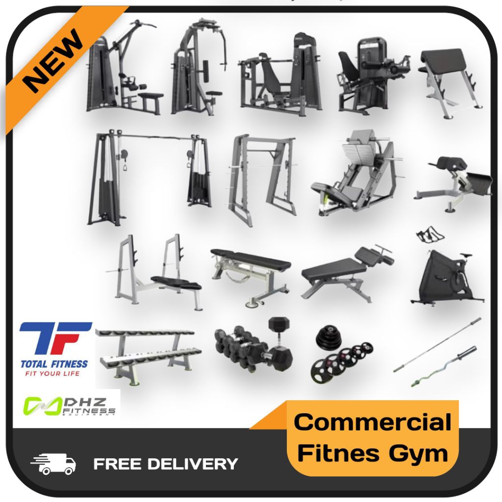 Alat Fitnes Paket Gym Comercial komersil DHZ total Fitnes Fitness