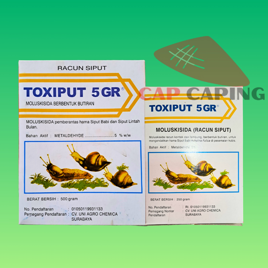 TOXIPUT 5 GR MOLUSKISIDA PENGENDALI SIPUT // TOKSIPUT INSEKTISIDA // SIPUTOK