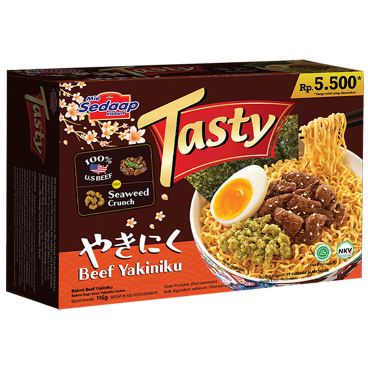 

TASTY - RASA BEEF YAKINIKU - Mie Sedaap Instan - 115 gr