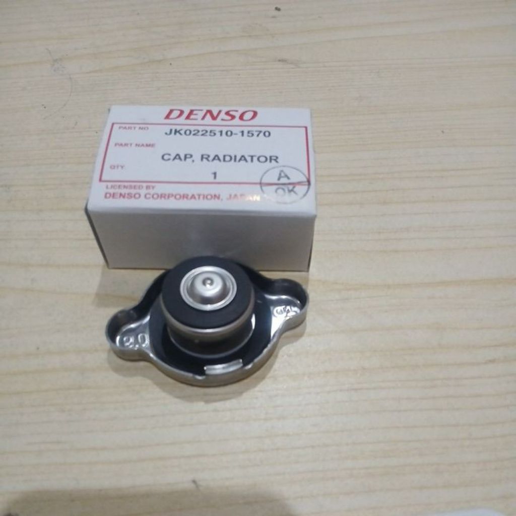 TUTUP RADIATOR KECIL,ZEBRA,KIJANG,CANTER125 DENSO ORIGINAL