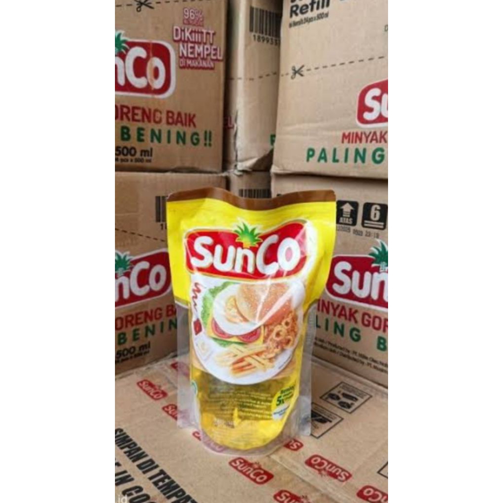 

MINYAK GORENG SANCO KEMASAN1 L POUCH, ECER, HALAL