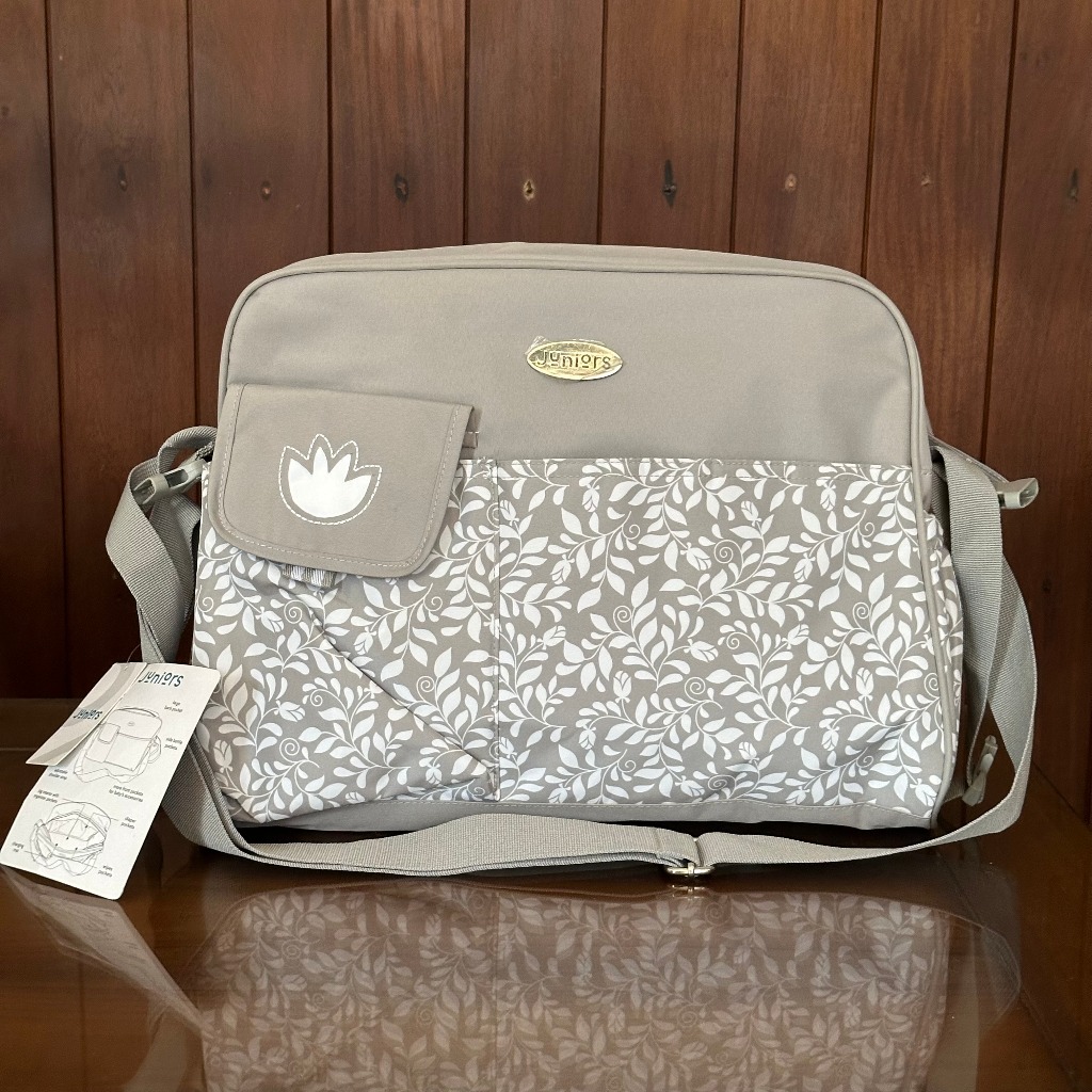 Babyshop Juniors Diaper Bag with Double Handle and Zip Closure