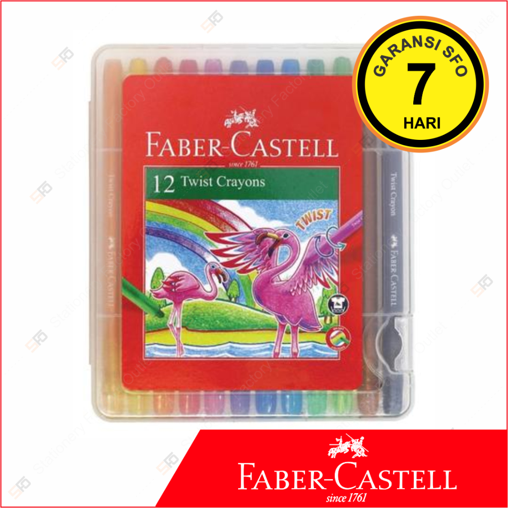 

Crayon Twist Faber Castell isi 12 - SFO Semarang Official
