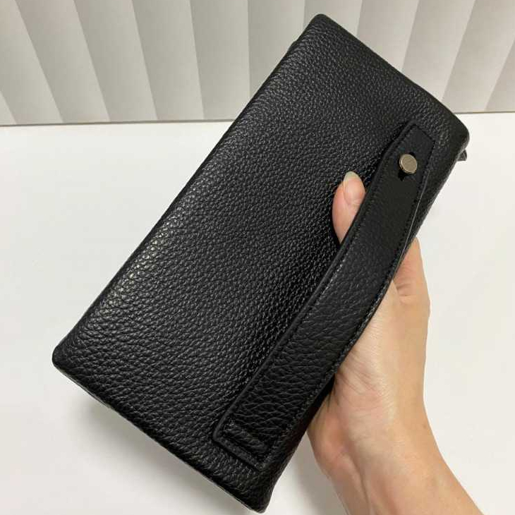 Dompet panjang size besar pria wanita bahan kulit asli