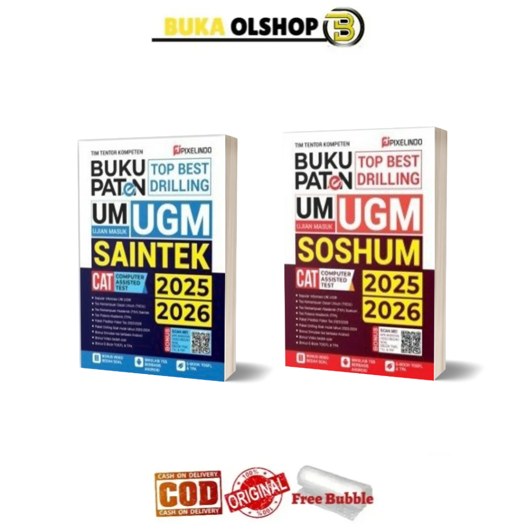 Buku UM UGM Buku Paten UM (Ujian Masuk) UGM 2025/2026