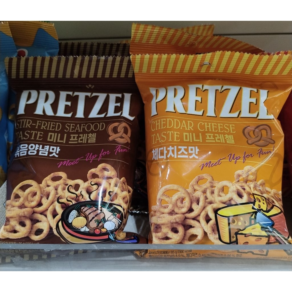 

Samjin Pretzel Korea Beef Spicy, Seafood, Cheese, Wasabi, Choco / Snack Korea 85 gr