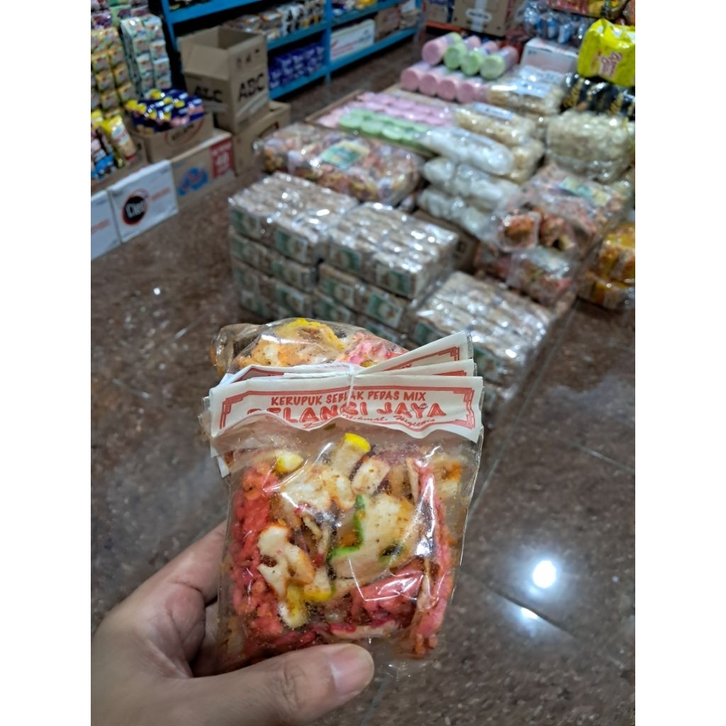 

Seblak Pedas Mix Pelangi Jaya 29.5g/bungkusx10bendet (50pcs)