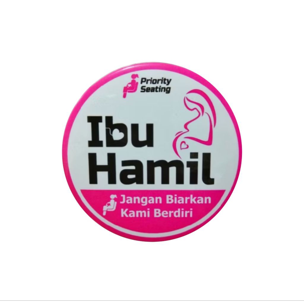 Pin Ibu Hamil/Pin Prioritas Untuk Ibu Hamil Di Public Area