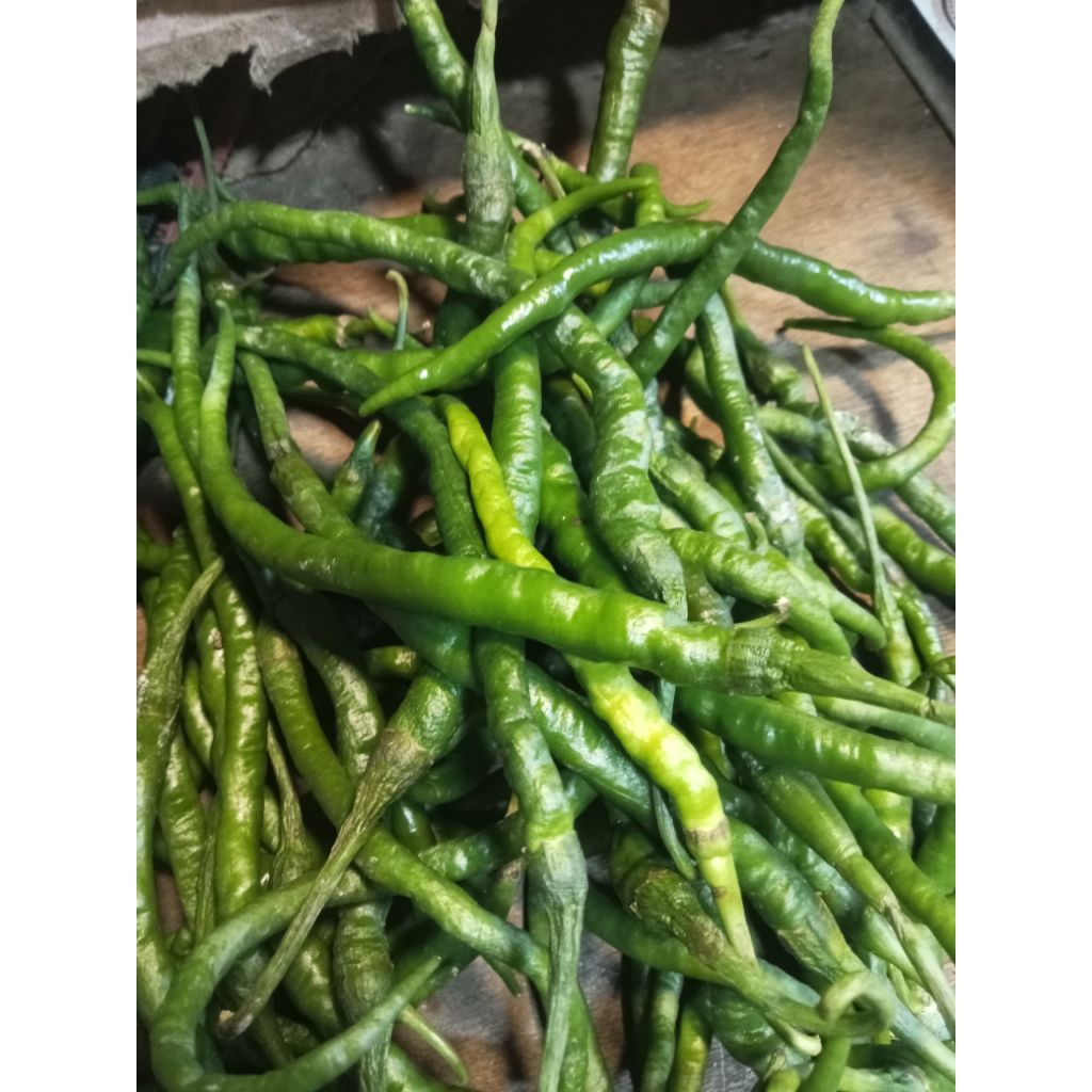

cabe hijau kampung fresh 500 gram