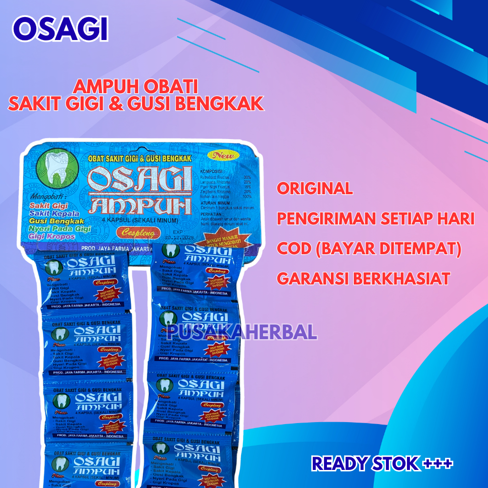 

Osagi Ampuh Original Sakit Gigi Gusi Bengkak