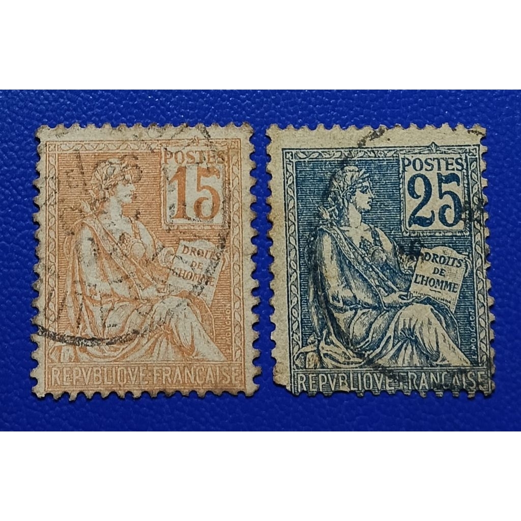 

Prangko Lawas LN Francaise Clasik 2 Keping