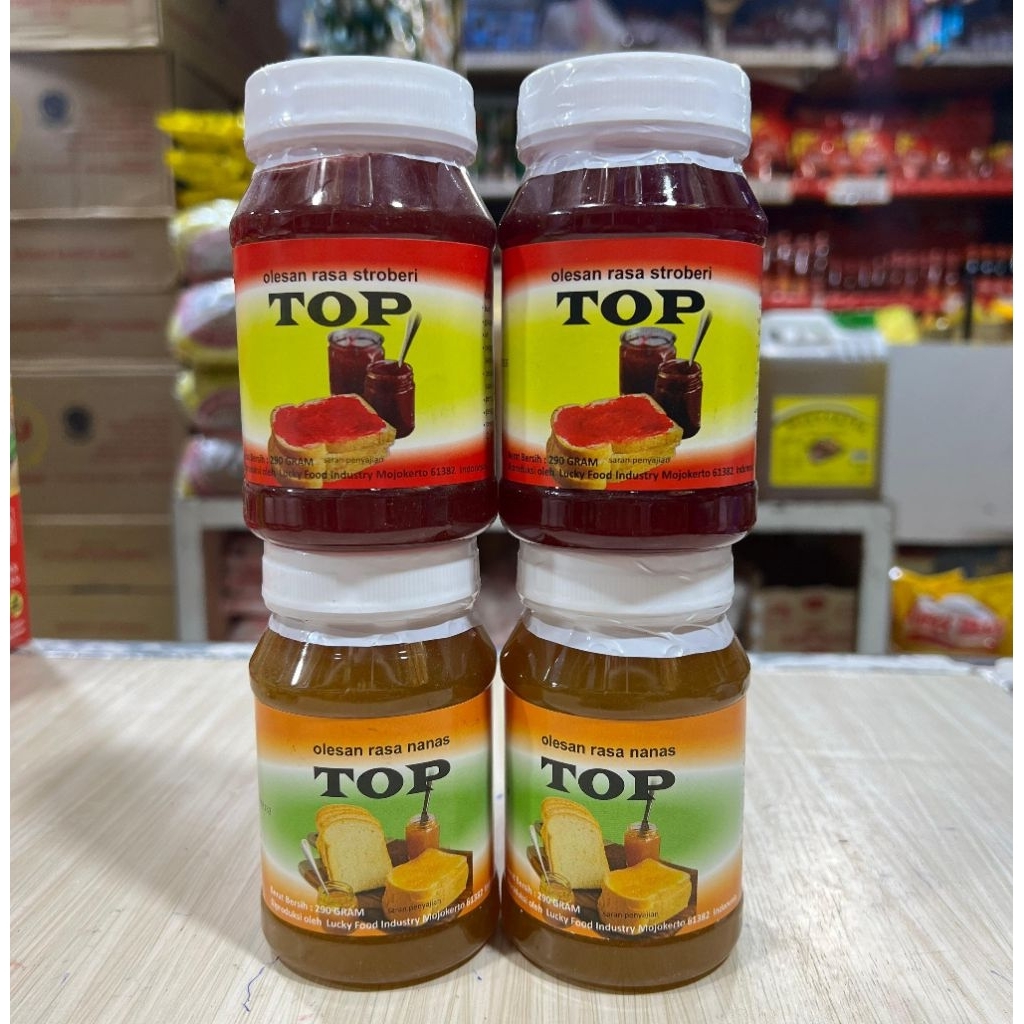 

Top Selai / Olesan Selai Rasa Nanas Dan Rasa Stroberi 290 gram