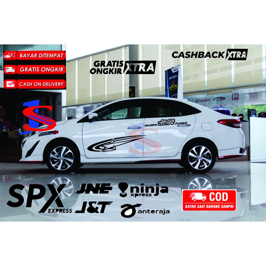 stiker mobil sedan civic corolla altis striping mobil sedan terbaru stiker all tipe